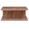 Mesa De Centro De Madera Maciza De Teca 170x70x30 Cm Marrón