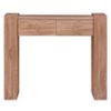 Mesa Consola De Madera Maciza De Teca 90x35x75 Cm Marrón