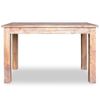 Mesa De Comedor De Madera Maciza Reciclada 120x60x77 Cm Marrón