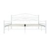 Estructura De Cama De Metal Blanca 180x200 Cm