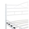 Estructura De Cama De Metal Blanca 180x200 Cm