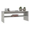 Mesa De Centro Madera Contrachapada Gris Hormigón 100x40x40 Cm