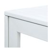 Mesa De Centro De Hdpe Con Aspecto De Madera Blanco 78x78x74 Cm