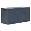 Caja De Almacenamiento De Jardín 320 L Negro