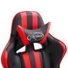 Silla De Gaming De Cuero Sintético Rojo