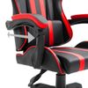 Silla De Gaming De Cuero Sintético Rojo