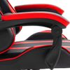 Silla De Gaming De Cuero Sintético Rojo