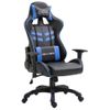 Silla De Gaming De Cuero Sintético Azul