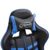 Silla De Gaming De Cuero Sintético Azul