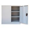 Armario De Oficina 2 Puertas 90 Cm Acero Gris