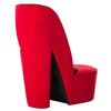 Sillón Con Forma De Zapato De Tacón Terciopelo Rojo