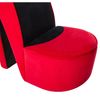 Sillón Con Forma De Zapato De Tacón Terciopelo Rojo