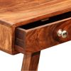 Mesa Consola Con 3 Cajones Madera Maciza Sheesham 76 Cm Marrón