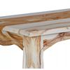 Mesa Consola De Madera Maciza De Sheesham 110x40x76 Cm Marrón