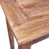 Mesa Consola De Madera Maciza Reciclada 123x42x75 Cm Marrón