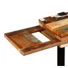 Mesa Consola De Madera Maciza Reciclada Ajustable Multicolor