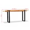 Mesa Consola De Madera Maciza Reciclada Ajustable Multicolor