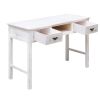 Mesa Consola De Madera Blanco Antiguo 110x45x76 Cm