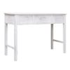 Mesa Consola De Madera Blanco Antiguo 110x45x76 Cm