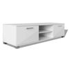 Mueble Para Tv Blanco Brillante 120x40,5x35 Cm