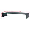 Soporte Para Tv/elevador Monitor Cristal Negro 70x30x13 Cm