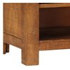 Mueble De Tv De Madera Maciza De Mango 120x30x40 Cm Marrón