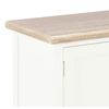 Mueble Para Tv De Madera Blanco 120x30x40 Cm