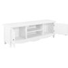 Mueble Para Tv De Madera Blanco 120x30x40 Cm