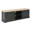 Mueble Para El Televisor De Madera Negro 120x30x40 Cm