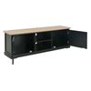 Mueble Para El Televisor De Madera Negro 120x30x40 Cm