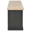 Mueble Para El Televisor De Madera Negro 120x30x40 Cm