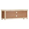 Mueble Para Tv De Madera Maciza Reciclada 120x30x40 Cm Marrón