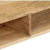 Mesa De Centro Madera Maciza De Mango Maciza 100x60x45 Cm Marrón