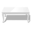 Mesa De Centro 100 X 60 X 42 Blanco Brillante