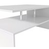 Mesa De Centro De Madera Contrachapada 90x59x42cm Blanca