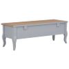 Mueble Para Tv De Madera Gris 100x35x35 Cm