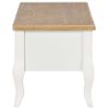 Mueble Para Tv De Madera Blanco 100x35x35 Cm