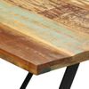 Mesa De Comedor De Madera Maciza Reciclada 140x80x76 Cm Multicolor