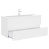 Mueble Con Lavabo Aglomerado Blanco