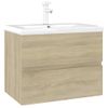 Mueble Con Lavabo Aglomerado Roble Sonoma