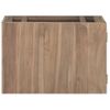 Armario De Baño De Pared Madera Maciza De Teca 60x39x40 Cm Marrón