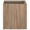 Armario De Baño De Pared Madera Maciza De Teca 60x39x40 Cm Marrón