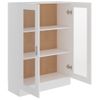 Vitrina De Madera Contrachapada Blanco 82,5x30,5x115 Cm