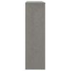 Aparador Superior Hamar Pino Macizo Gris Claro 90x30x100 Cm