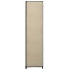 Armario Plegable De Tela Color Crema 110x45x175 Cm