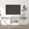 Mueble Para Tv Madera Contrachapada Blanco 150x33,5x45 Cm