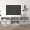 Mueble De Tv Madera Contrachapada Gris Hormigón 150x33,5x45 Cm