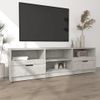 Mueble De Tv Madera Contrachapada Gris Hormigón 150x33,5x45 Cm