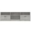 Mueble De Tv Madera Contrachapada Gris Hormigón 150x33,5x45 Cm