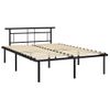 Estructura De Cama De Metal Negra 160x200 Cm